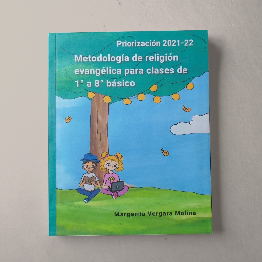 Portada Metodología de religión evangélica de 1° a 8° básico