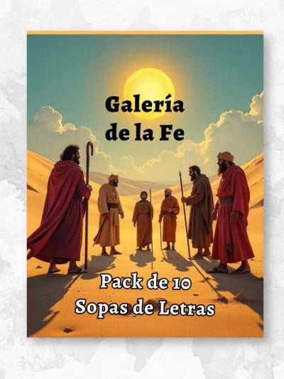 Portada Pack 10 Sopas de Letras Galería de la Fe